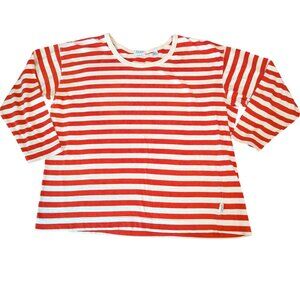 Vintage Esprit Breton Nautical Striped Preppy T Shirt Long Sleeve Fisherman Core